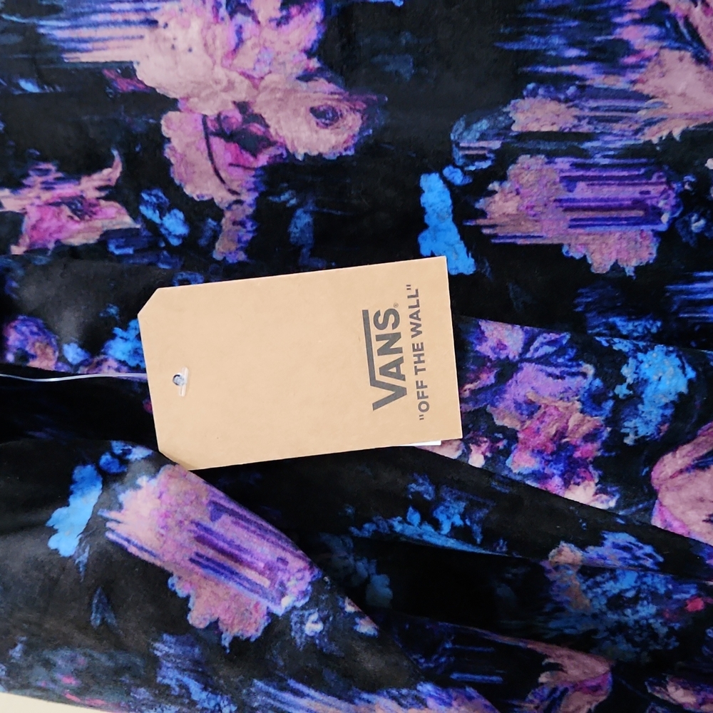 Floral Print Women's Hoodie - Picture 9 of 12